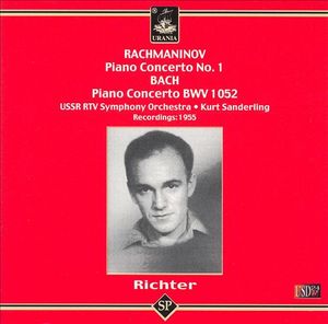 Rachmaninov: Piano Concerto no. 1 / Bach: Piano Concerto BWV 1052