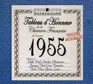 Tableau d'honneur de la chanson française de l'année 1955