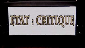 Etat : Critique