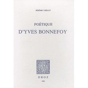 Poétique d'Yves Bonnefoy