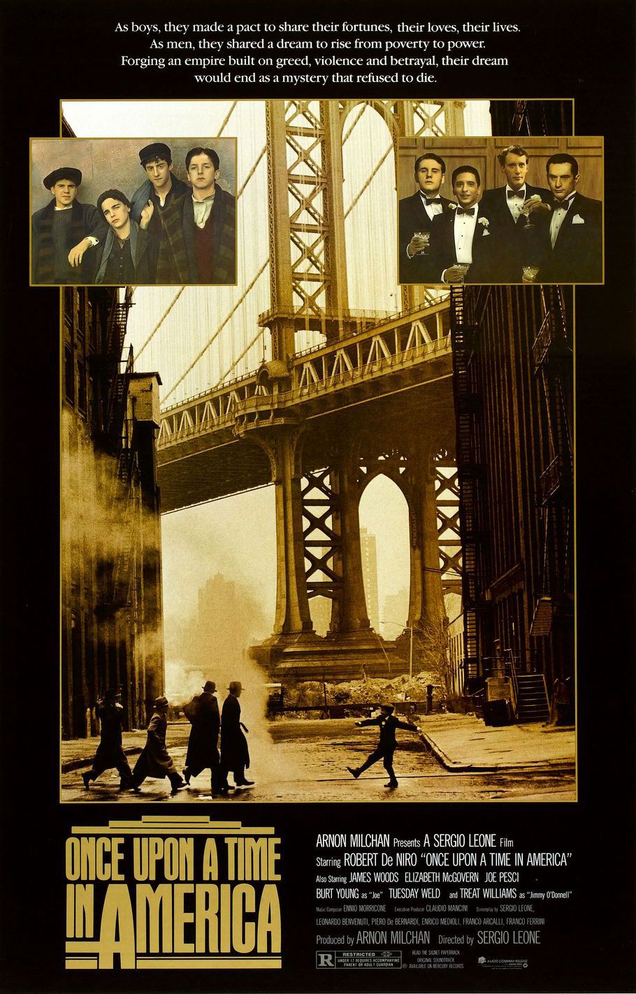 Il était Une Fois En Amérique Film Affiches, posters et images de Il était une fois en Amérique (1984)