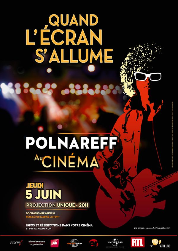 Polnareff au cinéma : quand l'écran s'allume