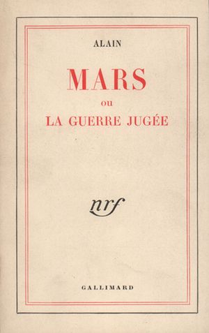 Mars ou la Guerre jugée