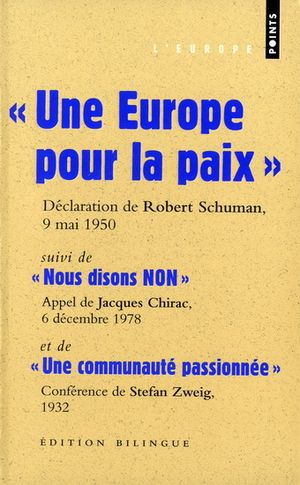 Une Europe pour la paix