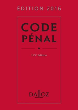 Code pénal 2016