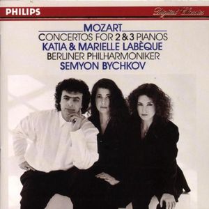 Mozart Concertos for 2 & 3 Pianos (Berliner Philharmoniker conductor: Semyon Bychkov, piano: Katia & Marielle Labèque, Semyon Bi
