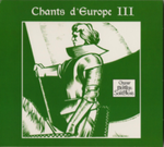 Pochette Chants d'Europe III