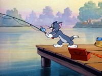 Tom et Jerry à la pêche
