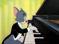 Tom et Jerry au piano