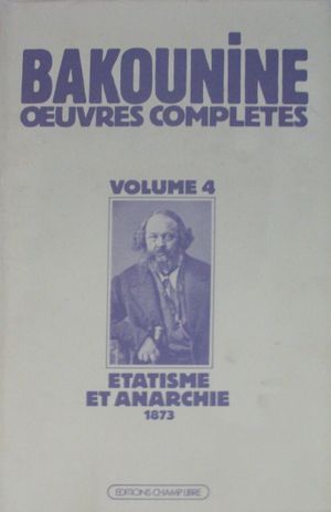 Étatisme et anarchie (1873)