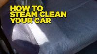 How to Steam Clean Car DIY