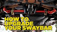 How to Upgrade your Sway Bar