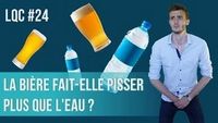 La bière fait-elle pisser plus que l'eau ?