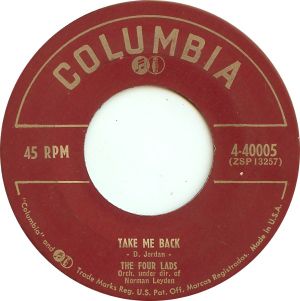 Take Me Back / Down by the River Side (Single)