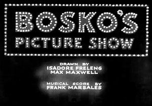 Bosko's Picture Show