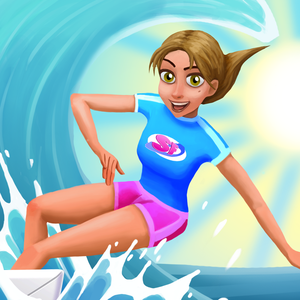 Sally Fitzgibbons Surfing