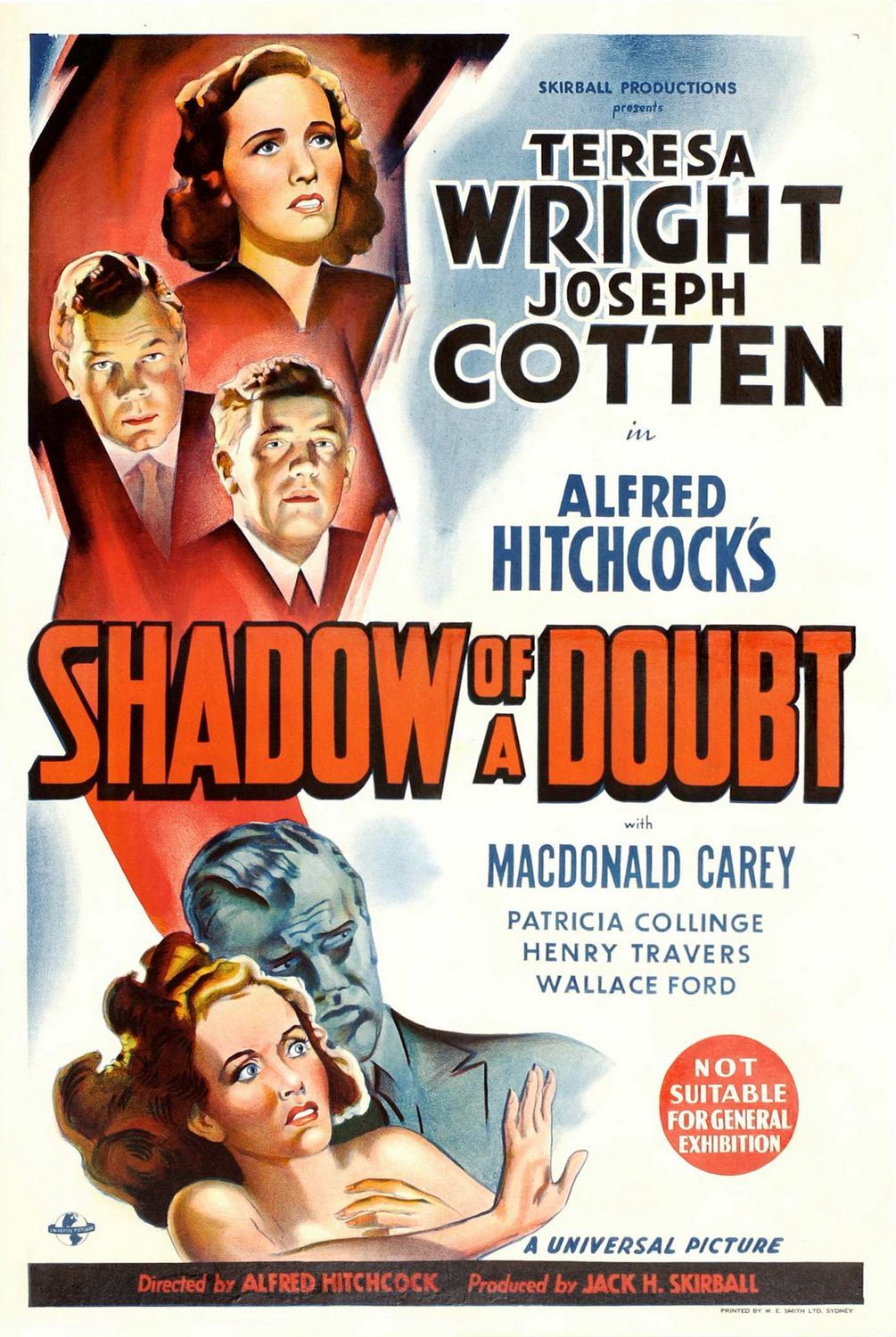 L Ombre D Un Doute 1943 Affiches, posters et images de L'Ombre d'un doute (1943)