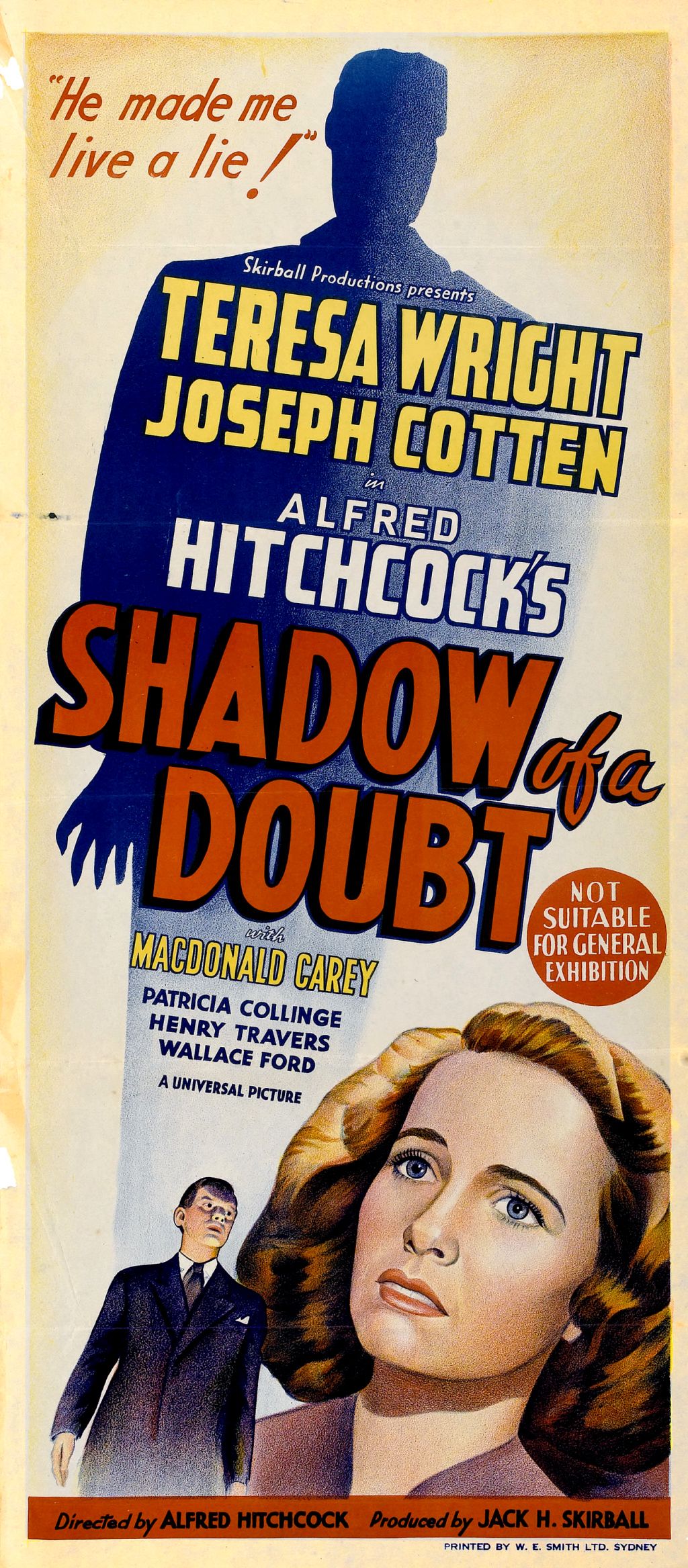 L Ombre D Un Doute 1943 Affiches, posters et images de L'Ombre d'un doute (1943)
