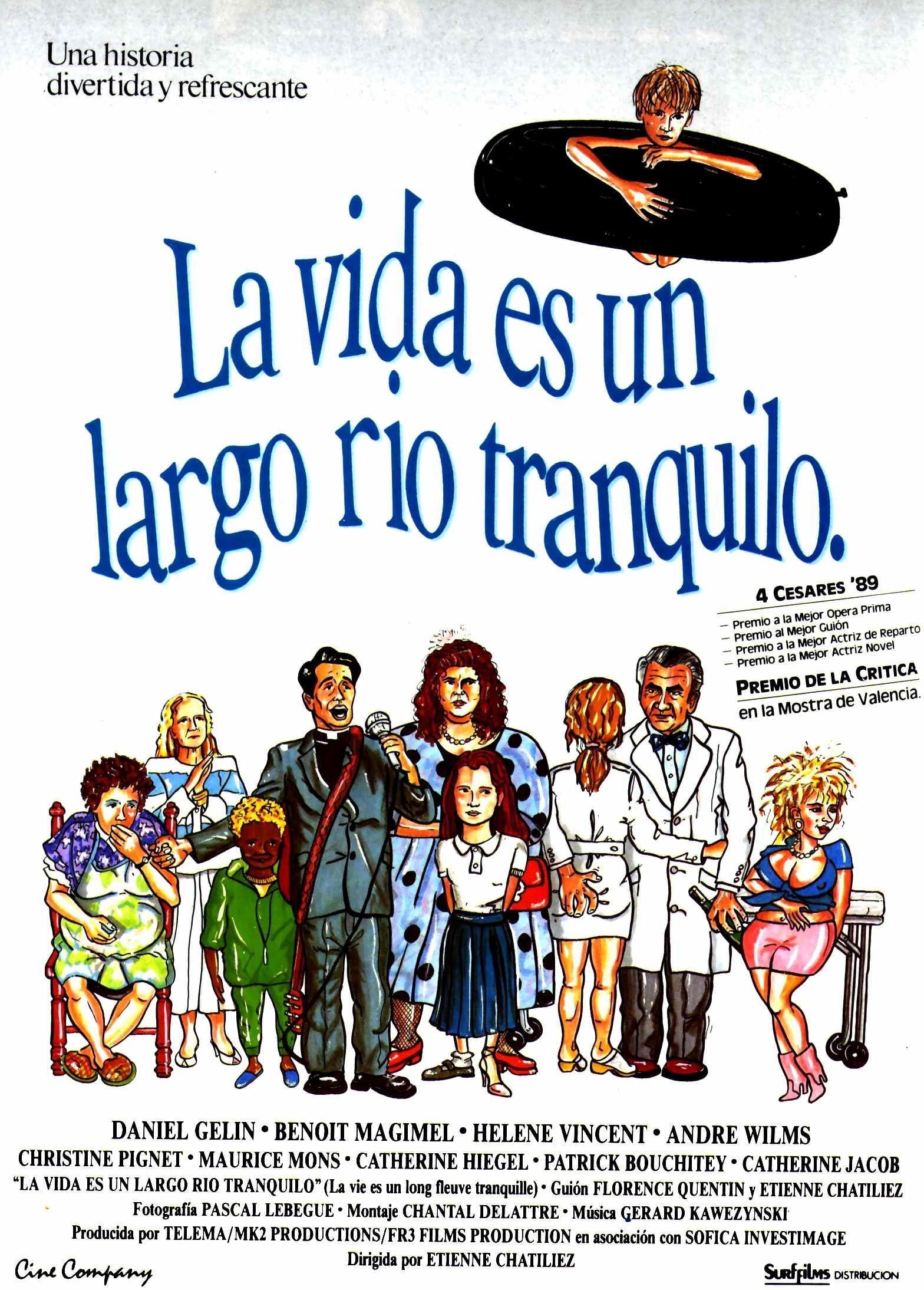 Distribution De La Vie Est Un Long Fleuve Tranquille Affiches, posters et images de La vie est un long fleuve... (1988)