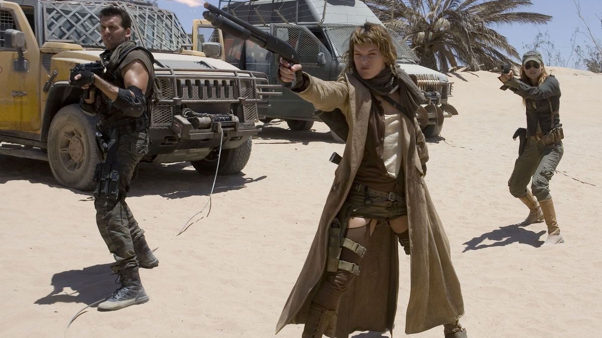 Resident Evil Extinction: Milla Jovovich  Resident evil, Film horreur,  Femmes guerrières