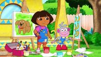 Dora et le pinceau magique