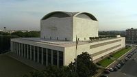 Le palais des réceptions et des congrès de Rome