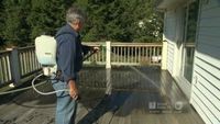 Staining a Deck; Preventing Sewage Backups