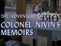 The Adventure of Colonel Nivin's Memoirs