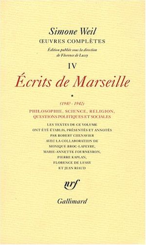 Écrits de Marseille (1940-1942)