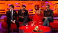 Colin Farrell, Daniel Radcliffe, Rhod Gilbert, Rihanna