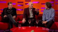 Liam Neeson, Patrick Stewart and Alan Davies
