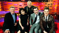 Helena Bonham Carter, Jack Whitehall, Michael Palin and Michael Bublé