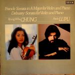 Pochette Franck: Sonata in A major for Violin and Piano / Debussy: Sonata for Violin and Piano