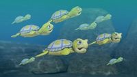 Le sous marin du Dino Train: Les bébés tortues