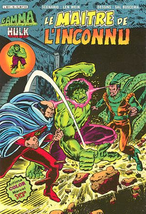 Le Maître de l'Inconnu - Gamma la bombe qui a créé Hulk, tome 18