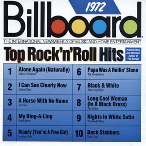 Billboard Top Rock’n’Roll Hits: 1972