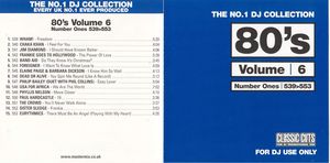 The No.1 DJ Collection: 80’s, Volume 6