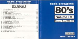 The No.1 DJ Collection: 80's, Volume 2