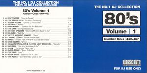 The No.1 DJ Collection: 80's, Volume 1