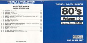 The No.1 DJ Collection: 80's, Volume 9