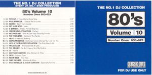 The No.1 DJ Collection: 80's, Volume 10
