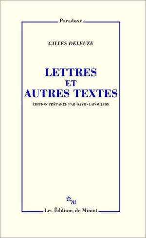 Lettres et autres textes