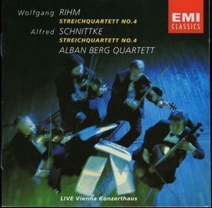 Rihm: Streichquartett no. 4 / Schnittke: Streichquartett no. 4