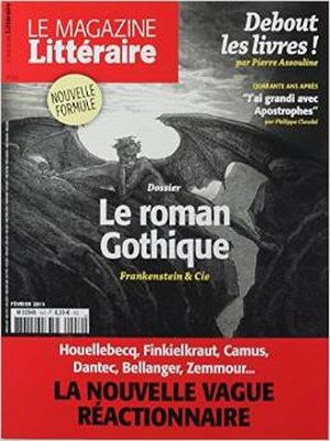 Le magazine littéraire n°552. Dossier : Le roman gothique