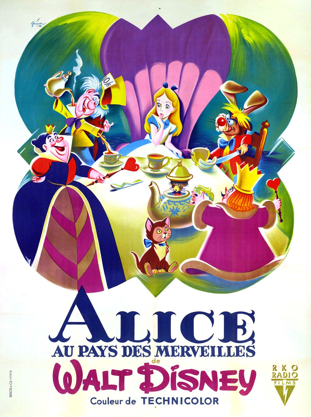 Alice au pays des merveilles  Longmétrage d'animation (1951)