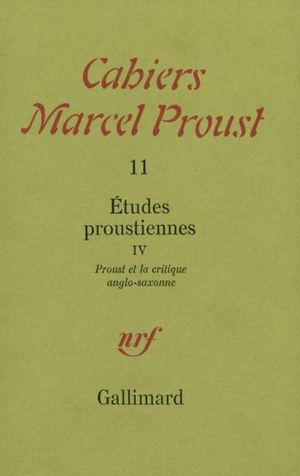 Proust et la critique anglo-saxonne