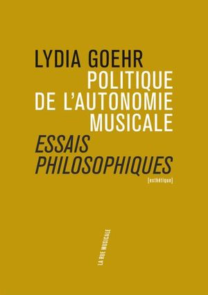 Politique de l'autonomie musicale