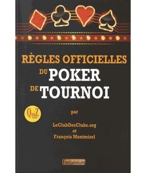 Règles officielles du poker de tournoi