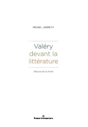 Valéry devant la littérature