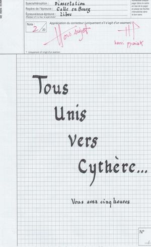 Tous unis vers Cythère...